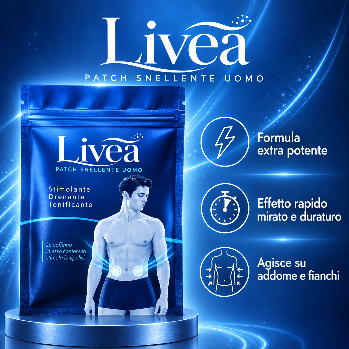 Livea Patch uomo dimagranti