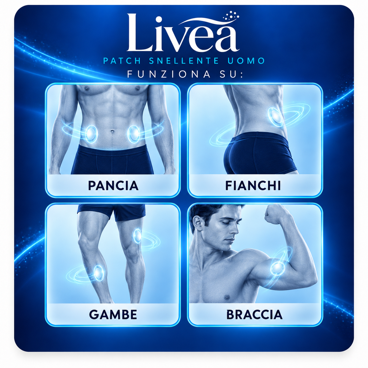 Livea Patch uomo dimagranti