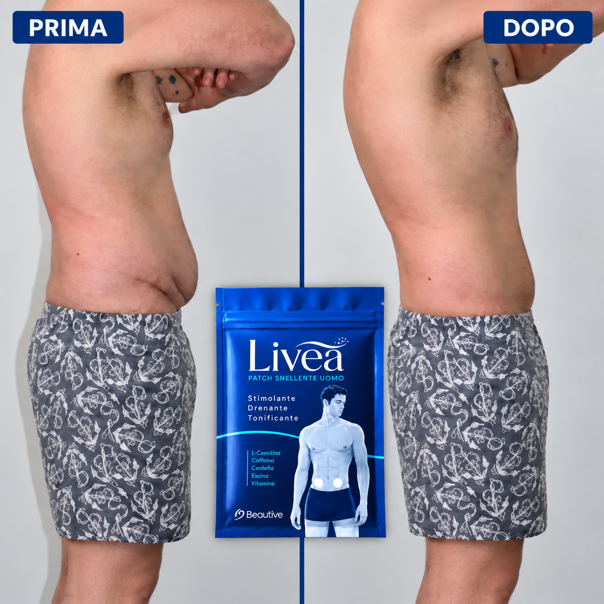 Livea Patch uomo dimagranti