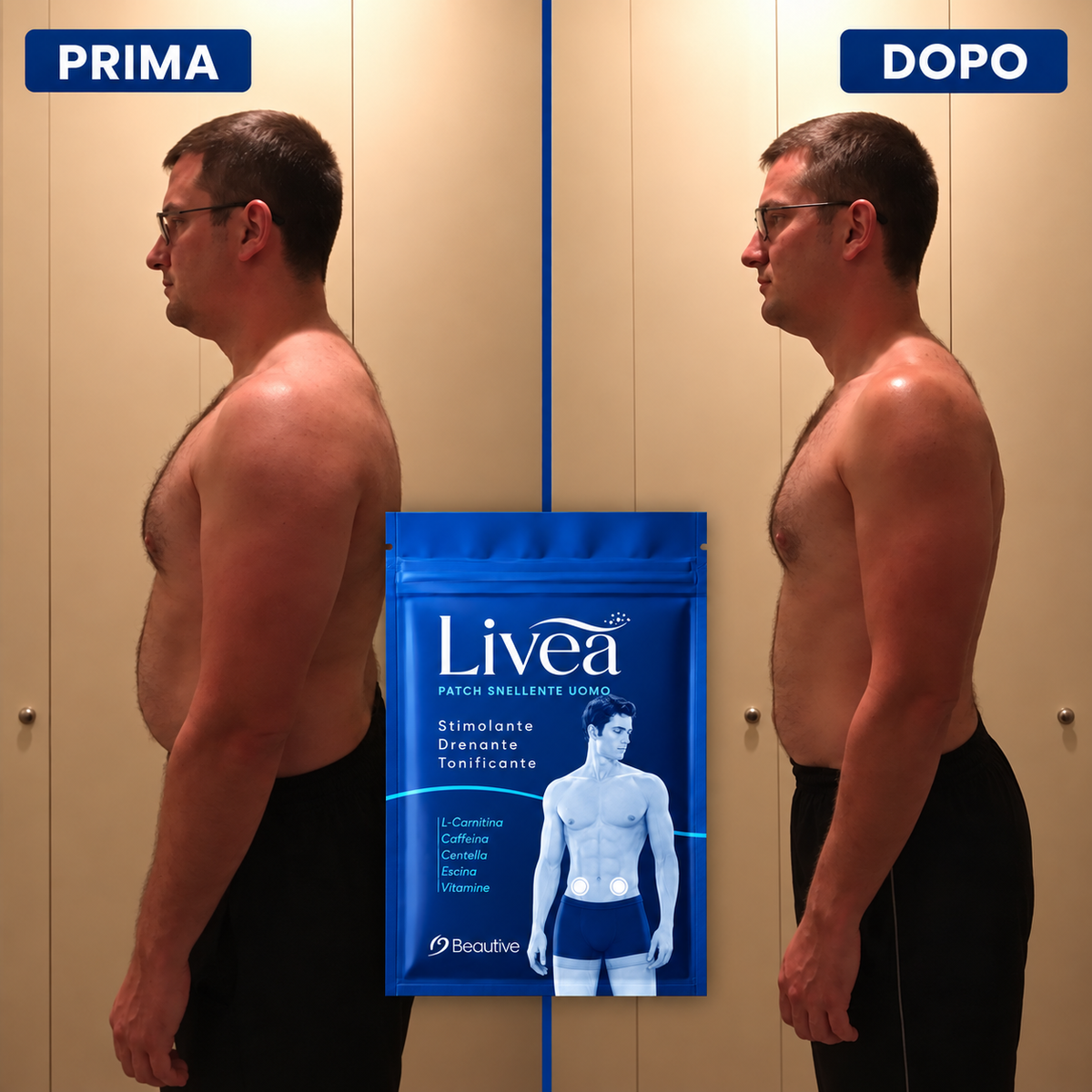 Livea Patch uomo dimagranti